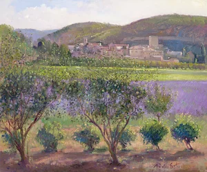 Lavender Seen Through Quince Trees, Monclus